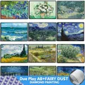 Diamantmalerei Van Gogh Abstrakt Mandelblüten Sternennacht – 1