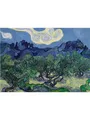 Diamantmalerei Van Gogh Abstrakt Mandelblüten Sternennacht – Farbe Marineblau (9)
