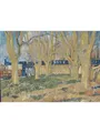 Diamantmalerei Van Gogh Abstrakt Mandelblüten Sternennacht – Farbe hellgelb (12)