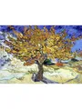 Diamantmalerei Van Gogh Abstrakt Mandelblüten Sternennacht – Farbe Rot (3)