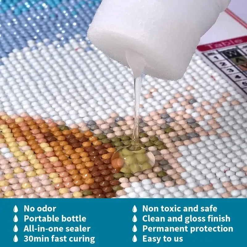Diamantmalerei Versiegelung 120 ml für dauerhaften Glanz