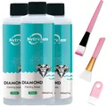 Diamantmalerei Versiegelung 60 bis 200 ml mit 3 Pinseln – 1