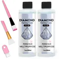 Diamantmalerei Versiegelung 60 bis 200 ml mit 3 Pinseln – 1