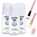 Diamantmalerei Versiegelung 60 bis 200 ml mit 3 Pinseln – Farbe 3 Pcs 60ML