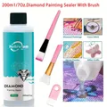 Diamantmalerei Versiegelung 60 bis 200 ml mit 3 Pinseln – 4
