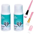 Diamantmalerei Versiegelung 60 bis 200 ml mit 3 Pinseln – Farbe 60ML-2Pcs