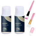 Diamantmalerei Versiegelung 60 bis 200 ml mit 3 Pinseln – Farbe 60ML-2Pcs