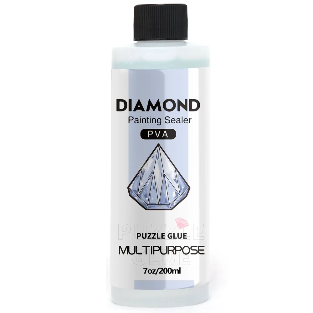 Diamantmalerei Versiegelung 60 bis 200 ml mit 3 Pinseln