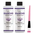 Diamantmalerei Versiegelung 60 bis 200 ml mit Silikonpinsel – Farbe 2 Pcs 200ML