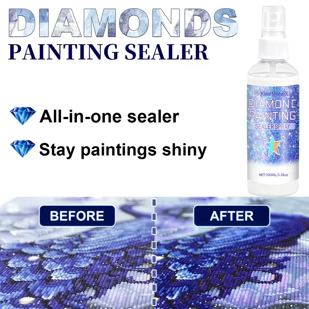 Diamantmalerei Versiegelungsmittel 100 bis 200 ml Glanzeffekt