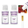 Diamantmalerei Versiegelungsmittel 120 ml klar mit Glanz – Farbe 2PC Glue with Brush