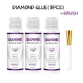 Diamantmalerei Versiegelungsmittel 120 ml klar mit Glanz – Farbe 3PC Glue with Brush