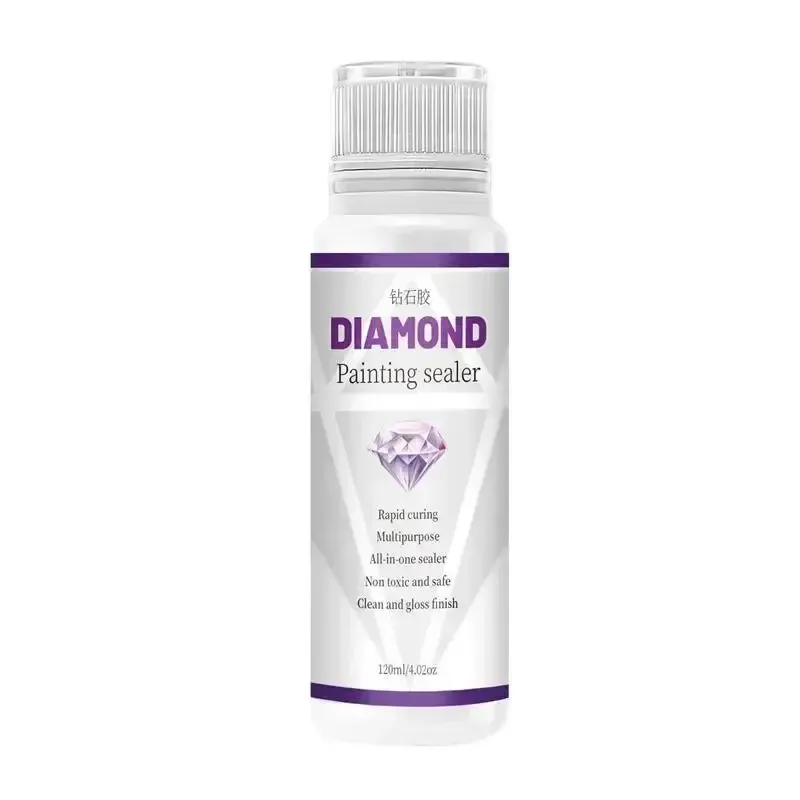 Diamantmalerei Versiegelungsmittel 120 ml klar mit Glanz