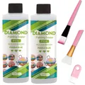Diamantmalerei Versiegelungsmittel 60 bis 200 ml mit Pinseln – 1