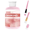 Diamantmalerei Versiegelungssets 120 bis 240 ml mit 3 Pinseln – Farbe 1 Pc Pink