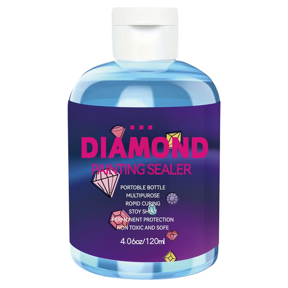 Diamantmalerei Versiegelungssets 120 ml mit 2 Pinseln