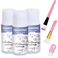 Diamantmalerei Versiegelungssets 60 bis 200 ml mit 3 Pinseln – Farbe 60ml-3pcs