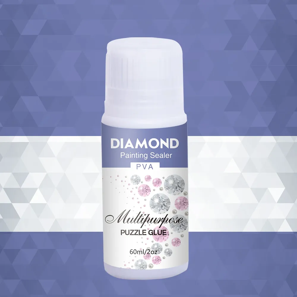 Diamantmalerei Versiegelungssets 60 bis 200 ml mit 3 Pinseln