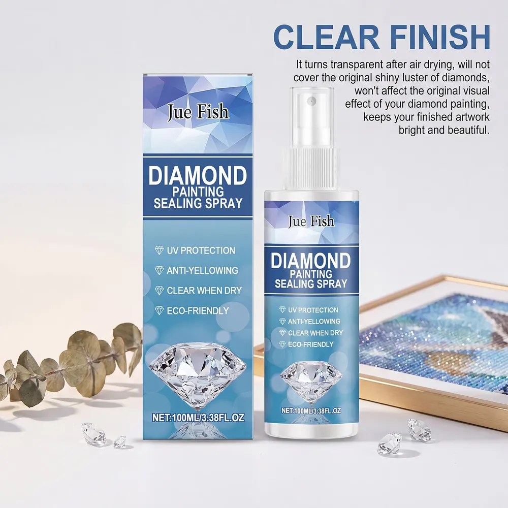 Diamantmalerei Versiegelungsspray 100 ml bis 300 ml Staubschutz