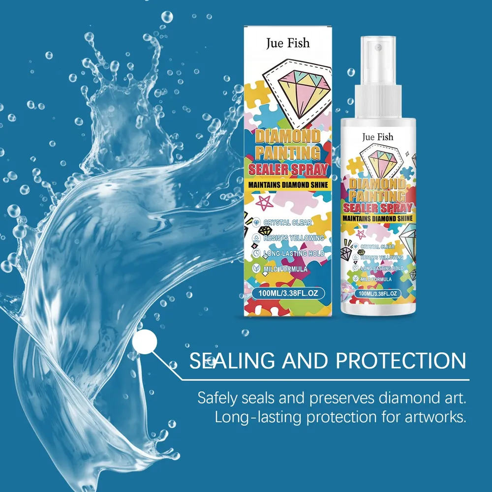 Diamantmalerei Versiegelungsspray 100 ml UV Schutz glänzend