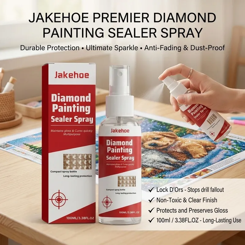 Diamantmalerei Versiegelungsspray 100ML 1 bis 3 Stück Glanzschutz