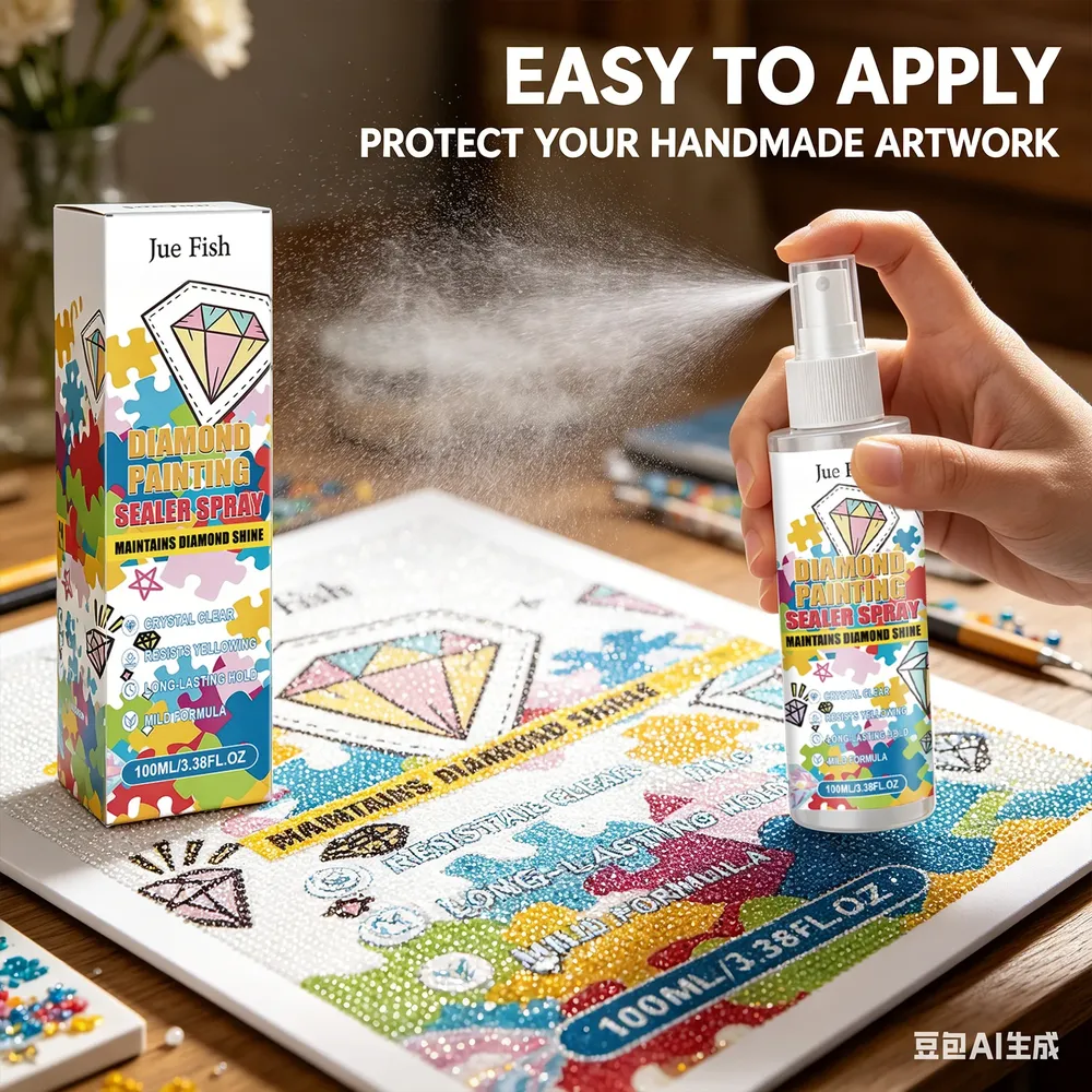 Diamantmalerei Versiegelungsspray 100ML 1 bis 4 Stück Staubschutz