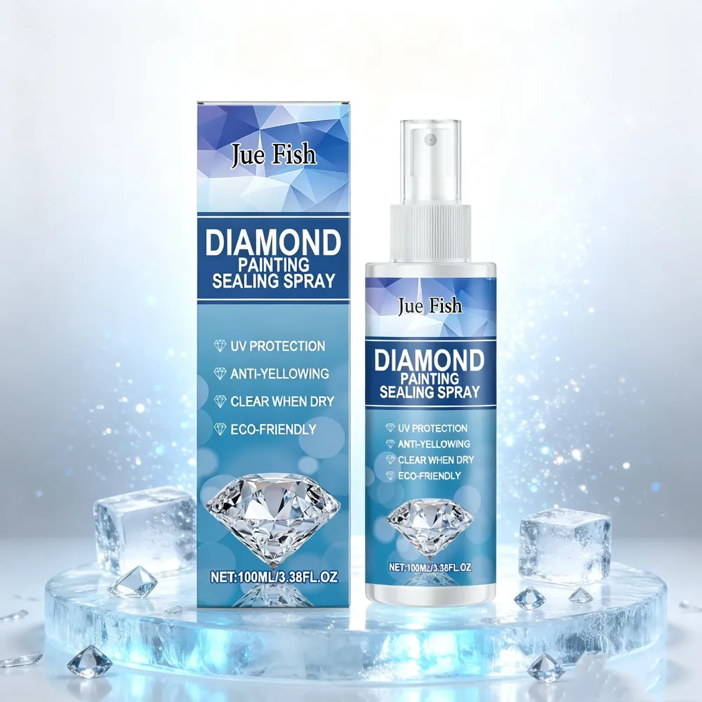 Diamantmalerei Versiegelungsspray 100ml 1 bis 8 Stück Schutzlack