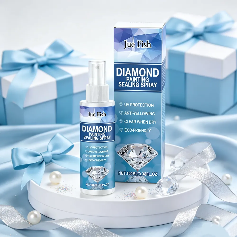 Diamantmalerei Versiegelungsspray 100ml 1 bis 8 Stück Schutzlack
