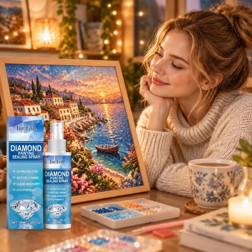 Diamantmalerei Versiegelungsspray 100ml 1 bis 8 Stück Schutzlack