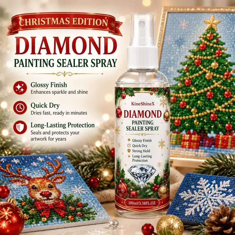 Diamantmalerei Versiegelungsspray 100ml Weihnachts Glanzversiegler