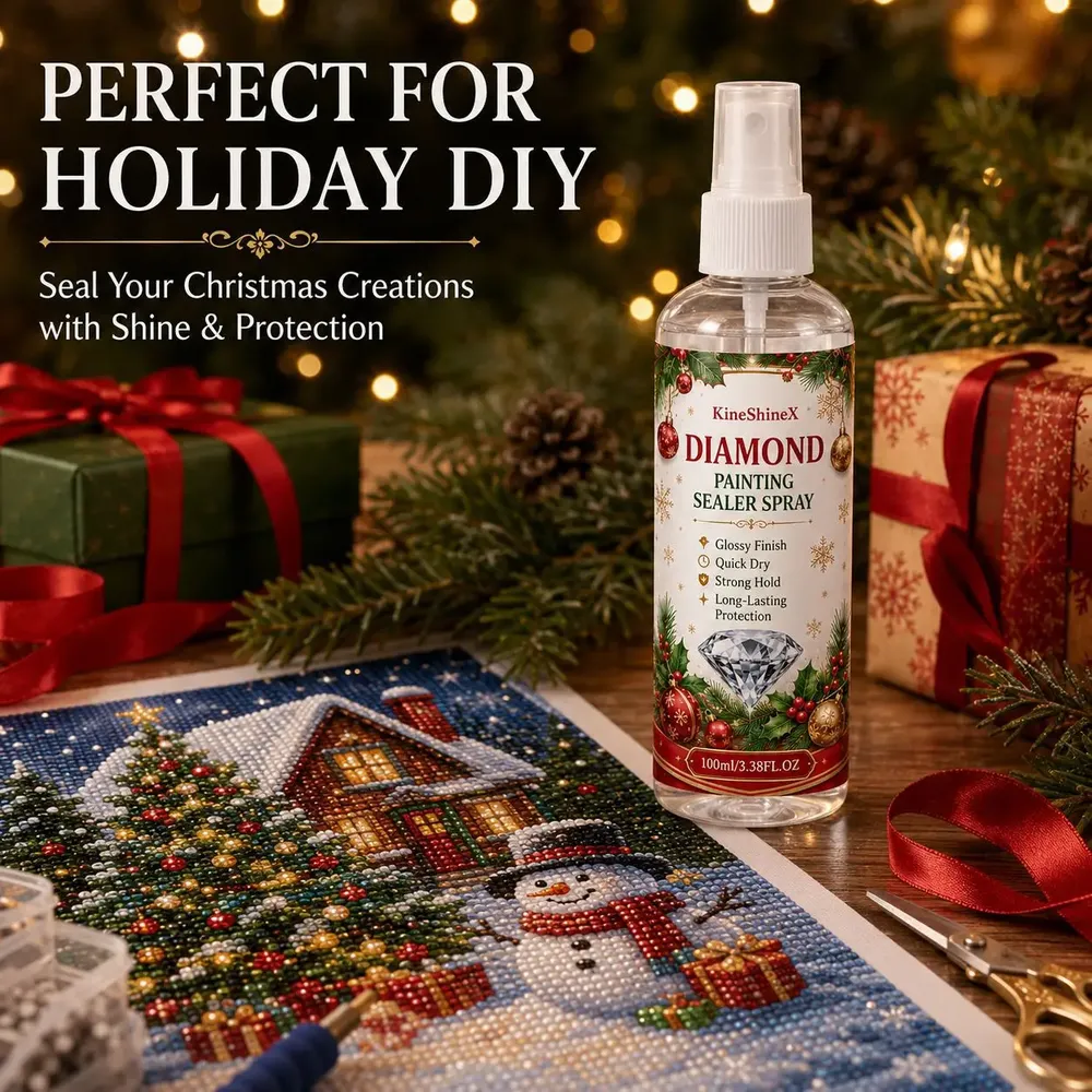 Diamantmalerei Versiegelungsspray 100ml Weihnachts Glanzversiegler