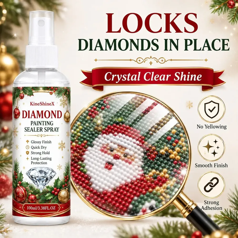 Diamantmalerei Versiegelungsspray 100ml Weihnachts Glanzversiegler