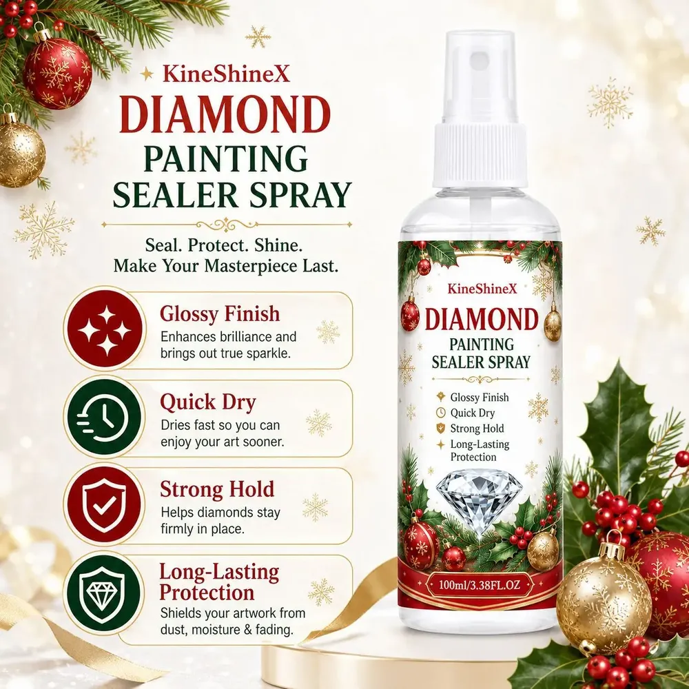 Diamantmalerei Versiegelungsspray 100ml Weihnachts Glanzversiegler