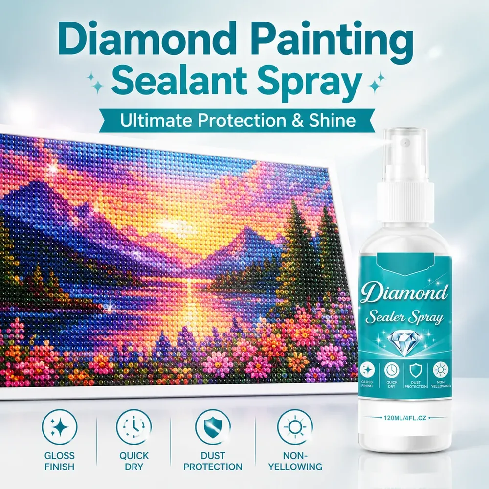 Diamantmalerei Versiegelungsspray 120 ml schnelltrocknend fein