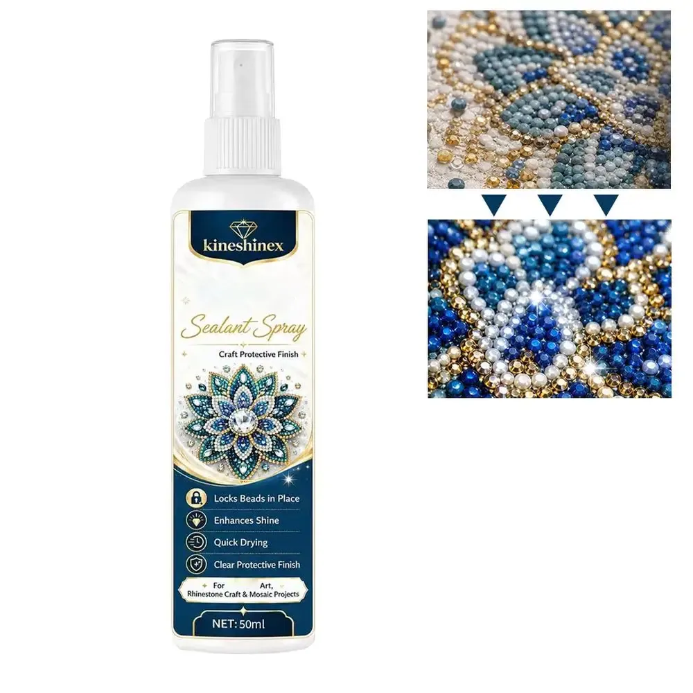 Diamantmalerei Versiegelungsspray 50 bis 100 ml mit Pinsel