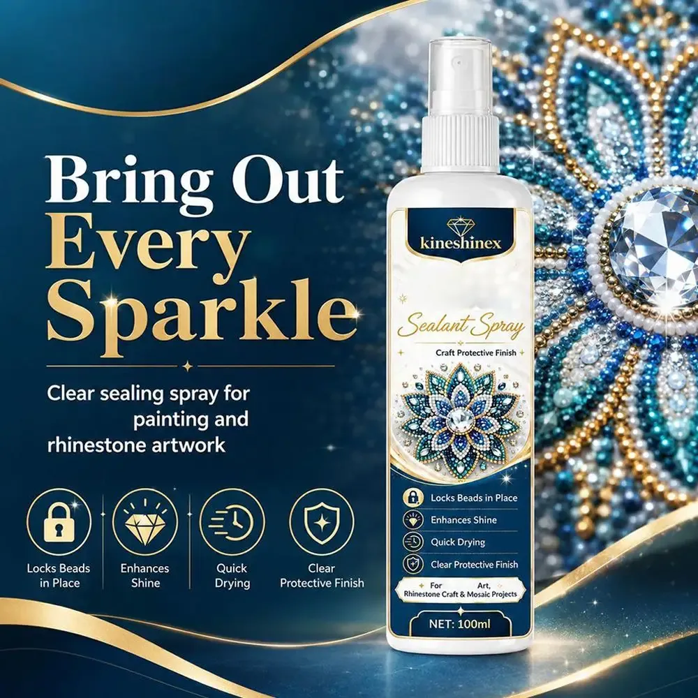 Diamantmalerei Versiegelungsspray 50 bis 100 ml mit Pinsel