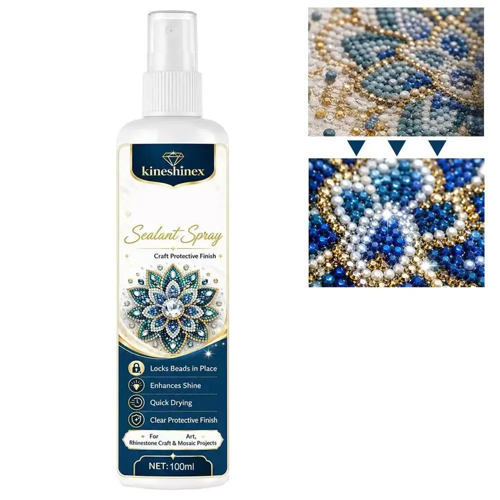 Diamantmalerei Versiegelungsspray 50 bis 100 ml mit Pinsel
