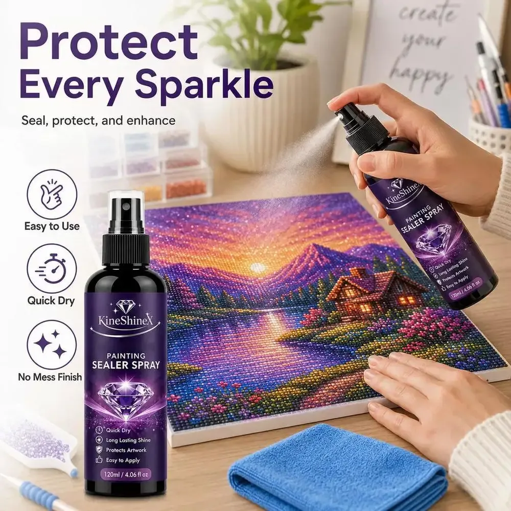 Diamantmalerei Versiegelungsspray 60 bis 120 ml Schutzlack