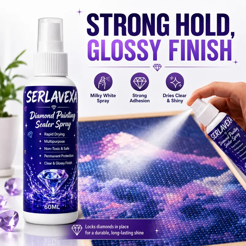 Diamantmalerei Versiegelungsspray 60 bis 300 ml Glanzschutz