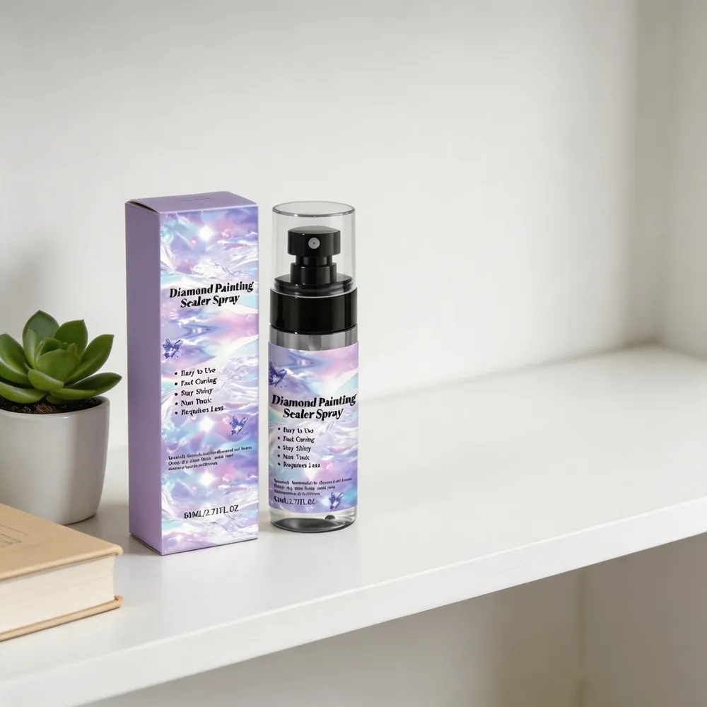 Diamantmalerei Versiegelungsspray 80ml 1 bis 6 Stück Glitzereffekt