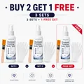 Diamantmalerei Versiegelungsspray Set 3 Stück mit Pinsel Handschuhen – Farbe 3 SETS