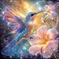 Diamantmalerei Vogel Blume Tier Kunst Dekorative Gemälde – Farbe 4839