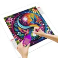 Diamantmalerei Vogel Blume Tier Kunst Wanddekoration – 2