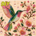 Diamantmalerei Vogel Blumen Kunst Wanddekoration – 4