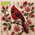 Diamantmalerei Vogel Blumen Kunst Wanddekoration – Farbe DIY - B style