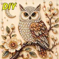 Diamantmalerei Vogel Blumen Kunst Wanddekoration – Farbe DIY - F style