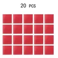 Diamantmalerei Wachskleber 20 Stück 2x2 cm für Stickerei – Farbe red-20pcs