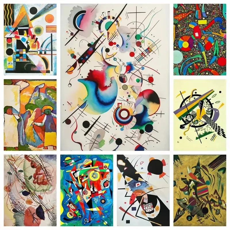 Diamantmalerei Wassily Kandinsky Abstrakt Kreuzstich