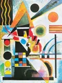 Diamantmalerei Wassily Kandinsky Abstrakt Kreuzstich – Farbe Gelb (B2)