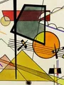 Diamantmalerei Wassily Kandinsky Abstrakt Kreuzstich – Farbe Lila (B5)